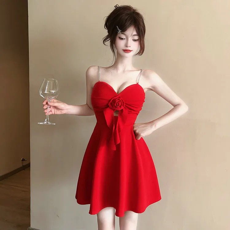 DOSOHEB Slip Dresses Women's-13