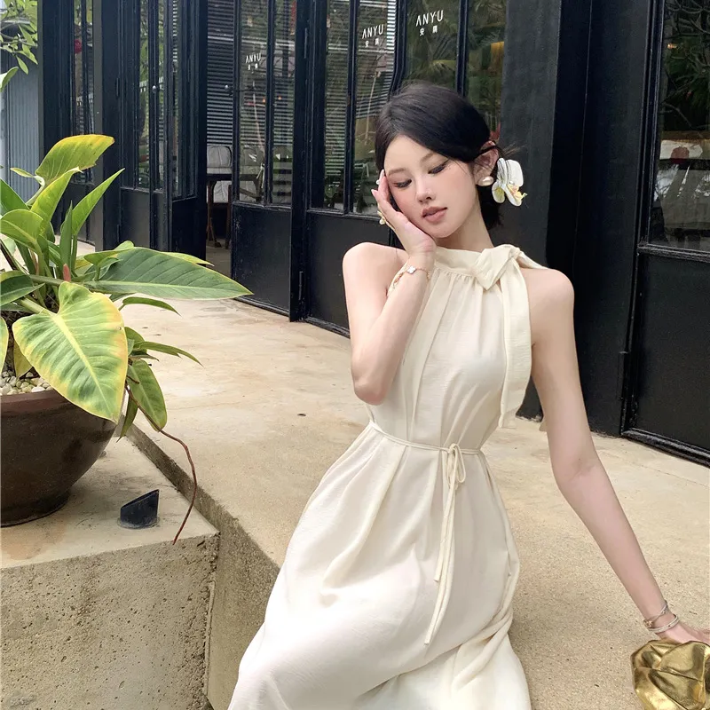 DOSOHEB Sleeveless Dress Women's-4