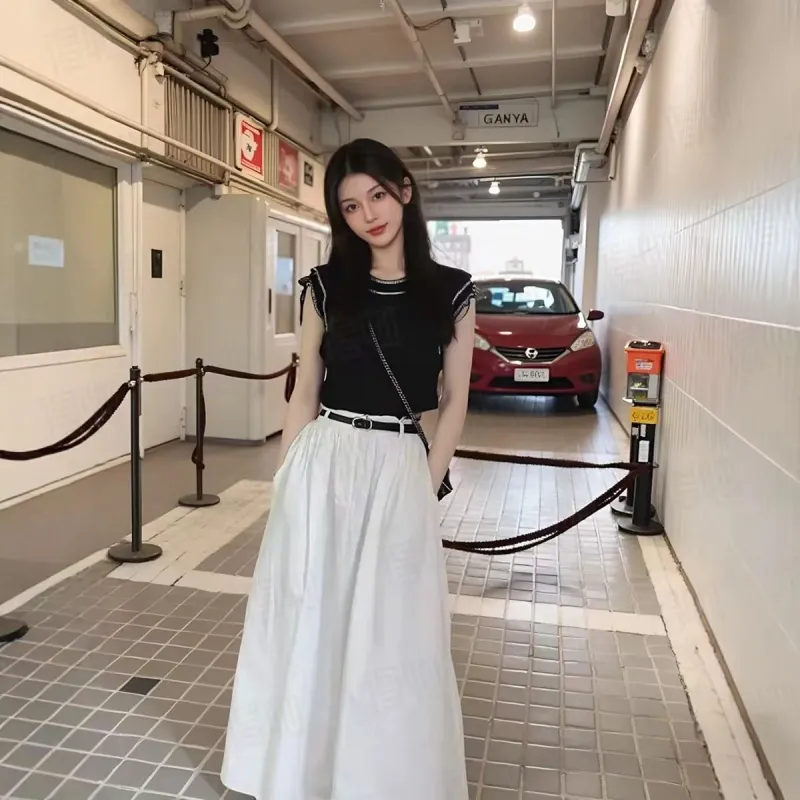 DOSOHEB Two Piece Skirt Sets Women's-3