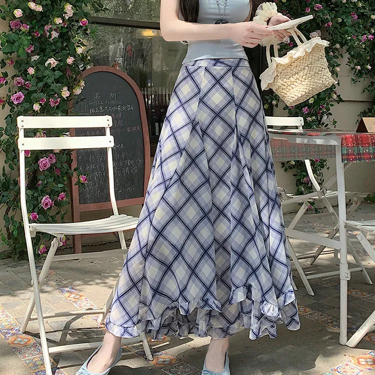 DOSOHEB Casual Long Skirt Women's-2