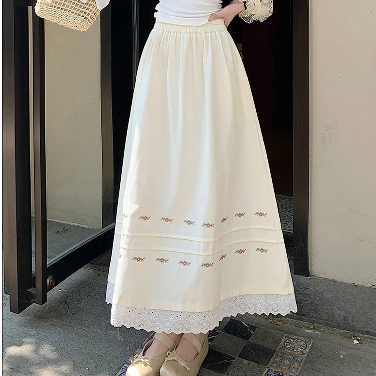 DOSOHEB Casual Long Skirt Women's-7