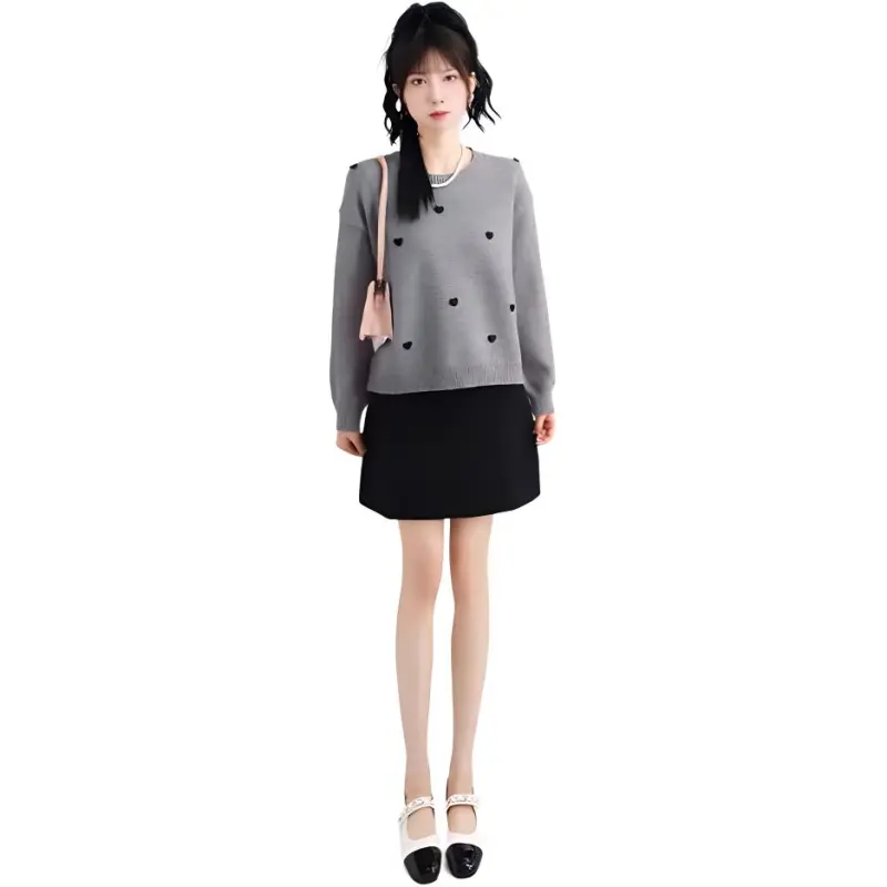 DOSOHEB Two Piece Skirt Sets Women's-3