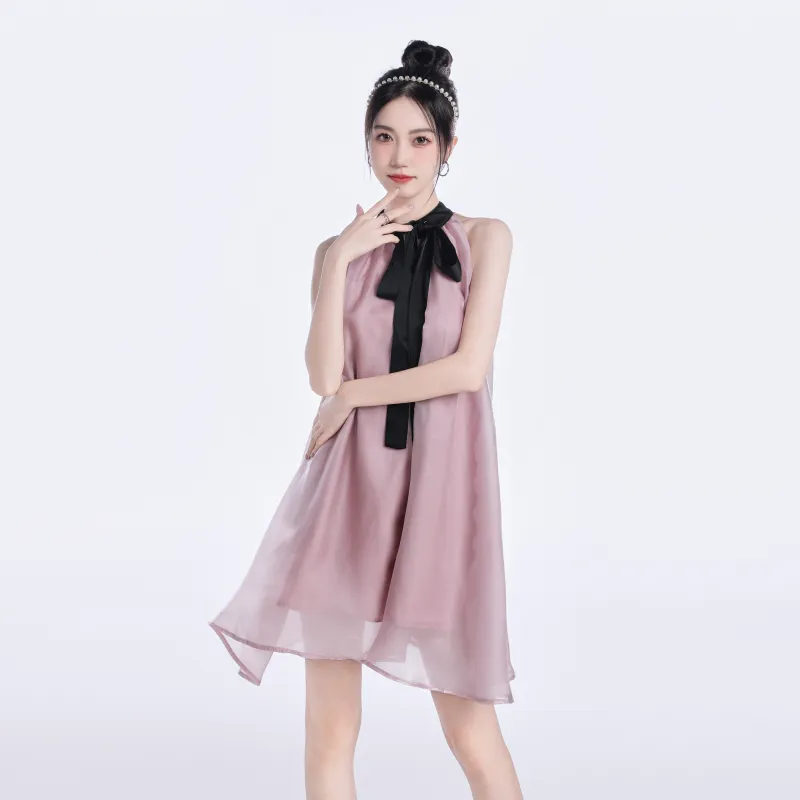 DOSOHEB Sleeveless Dress Women's-5