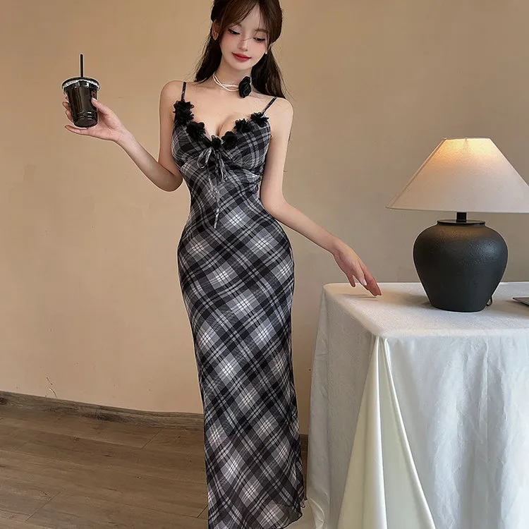 DOSOHEB Slip Dresses Women's-10