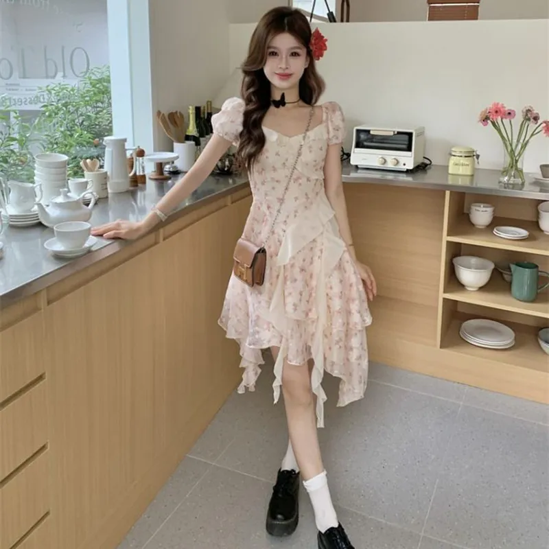 DOSOHEB Short Sleeved Dress Women's-2
