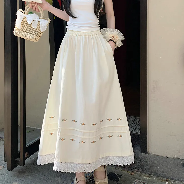 DOSOHEB Casual Long Skirt Women's-6