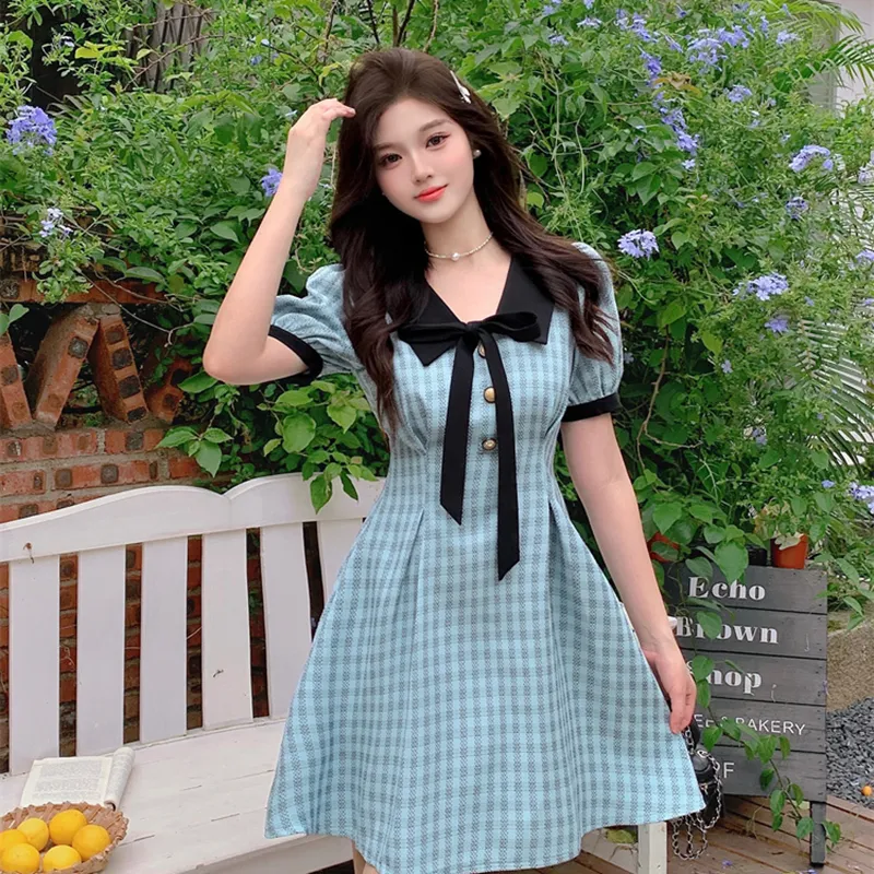 DOSOHEB Short Sleeved Dress Women's-2