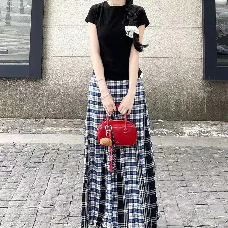 DOSOHEB Two Piece Skirt Sets Women's-4