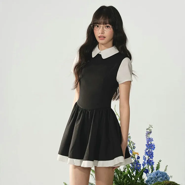 DOSOHEB Short Sleeved Dress Women's-3