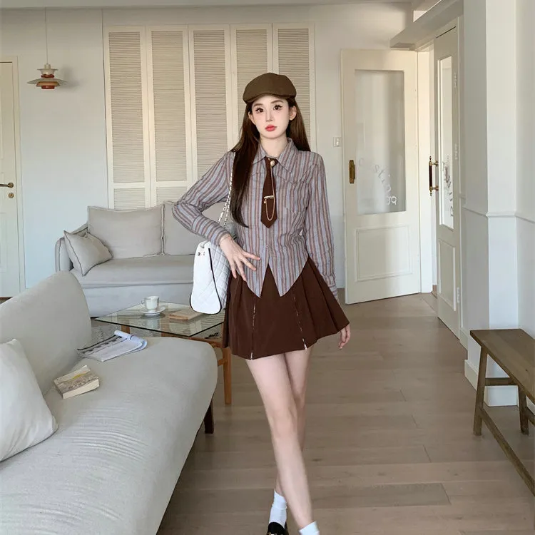 DOSOHEB Two Piece Skirt Sets Women's-3