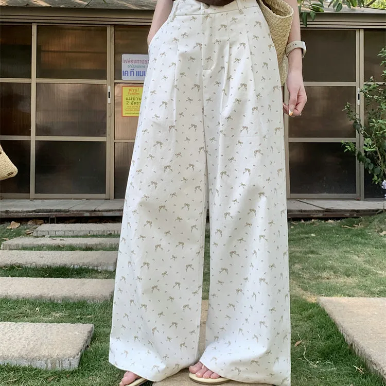 DOSOHEB Casual Pants Women's White-6