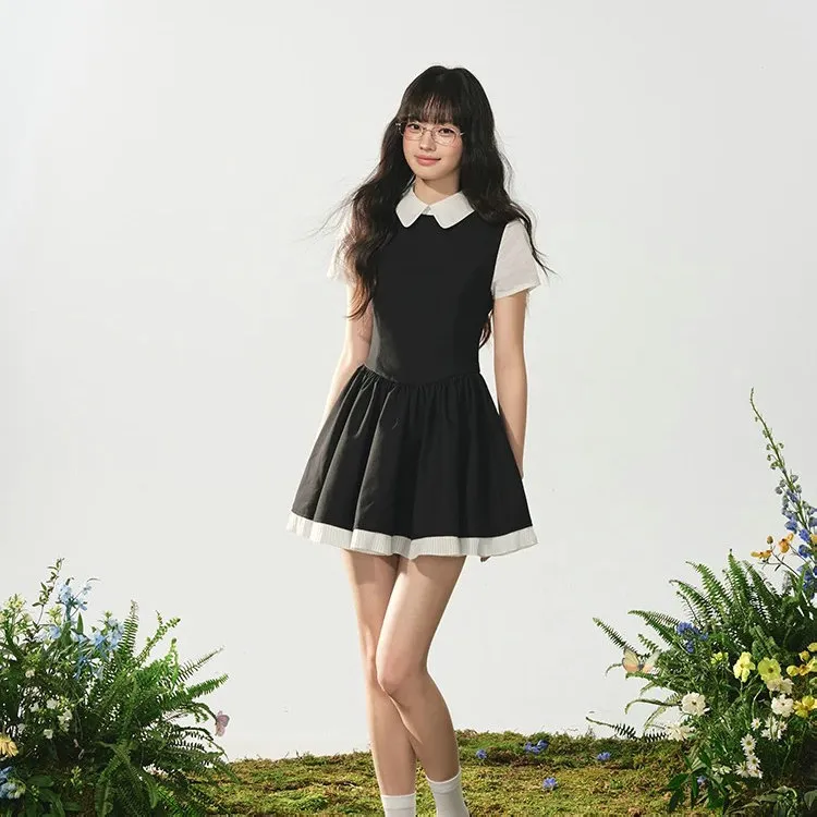 DOSOHEB Short Sleeved Dress Women's-2