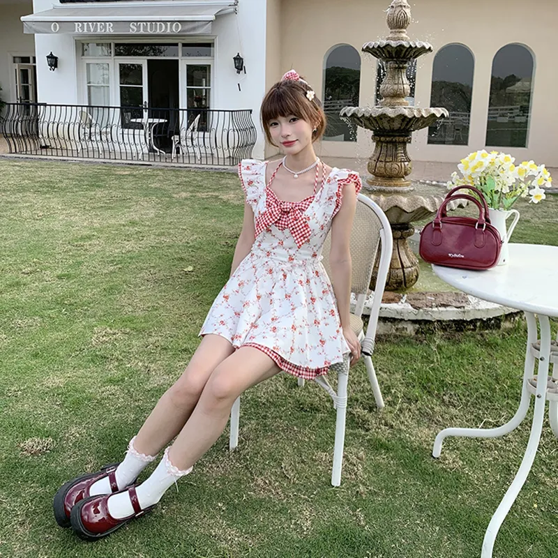 DOSOHEB Short Sleeved Dress Women's-3