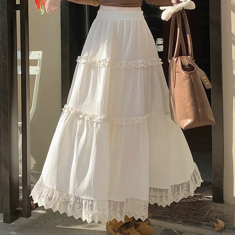 DOSOHEB Casual Long Skirt Women's-10