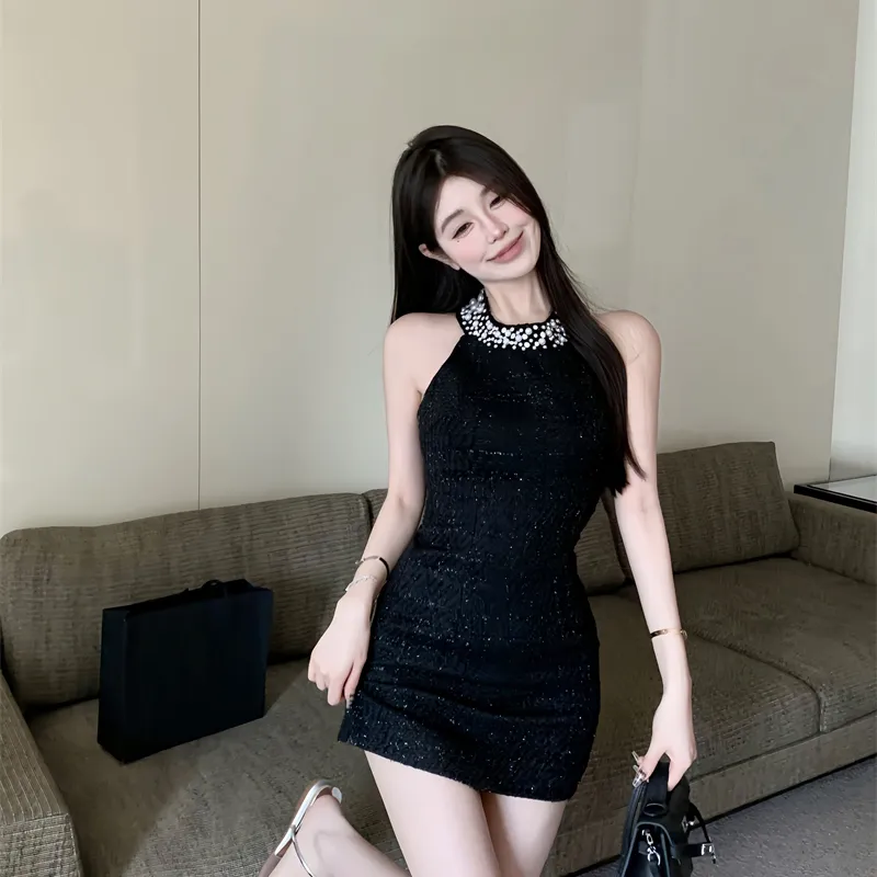 DOSOHEB Sleeveless Dress Women's-13