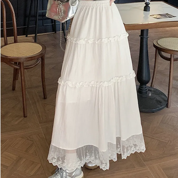 DOSOHEB Casual Long Skirt Women's-3