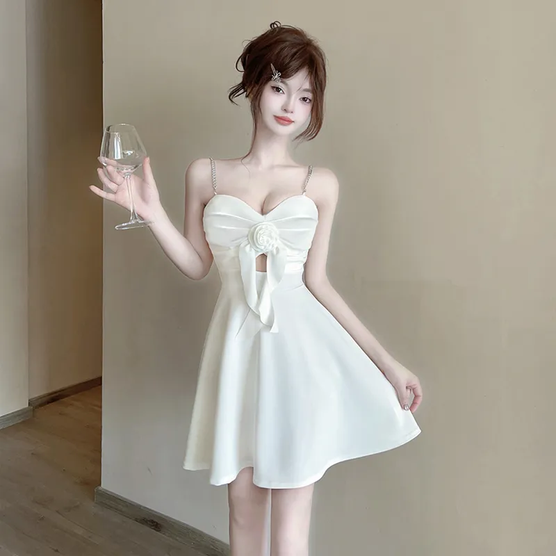 DOSOHEB Slip Dresses Women's-5