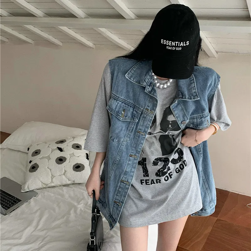 DOSOHEB Denim Jacket Unisex Dark Blue-1