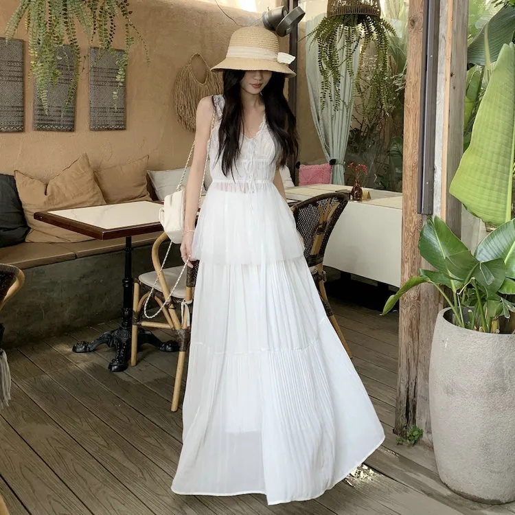 DOSOHEB Skirt Set Women's White-1