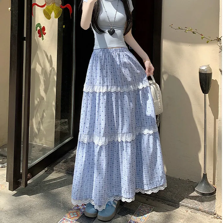 DOSOHEB Casual Long Skirt Women's-3