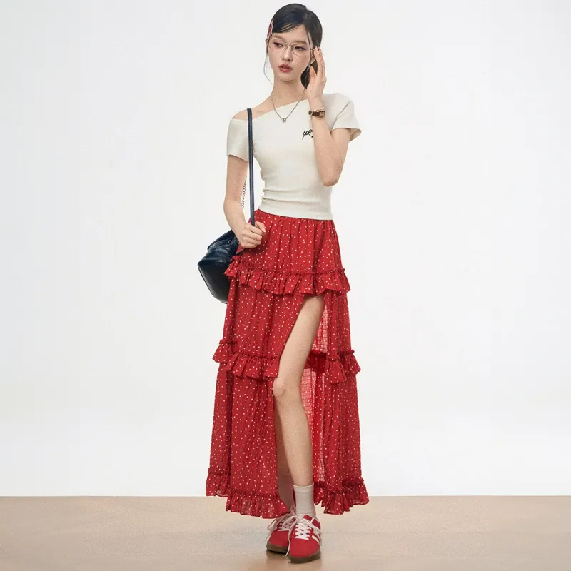 DOSOHEB Two Piece Skirt Sets Women's-4