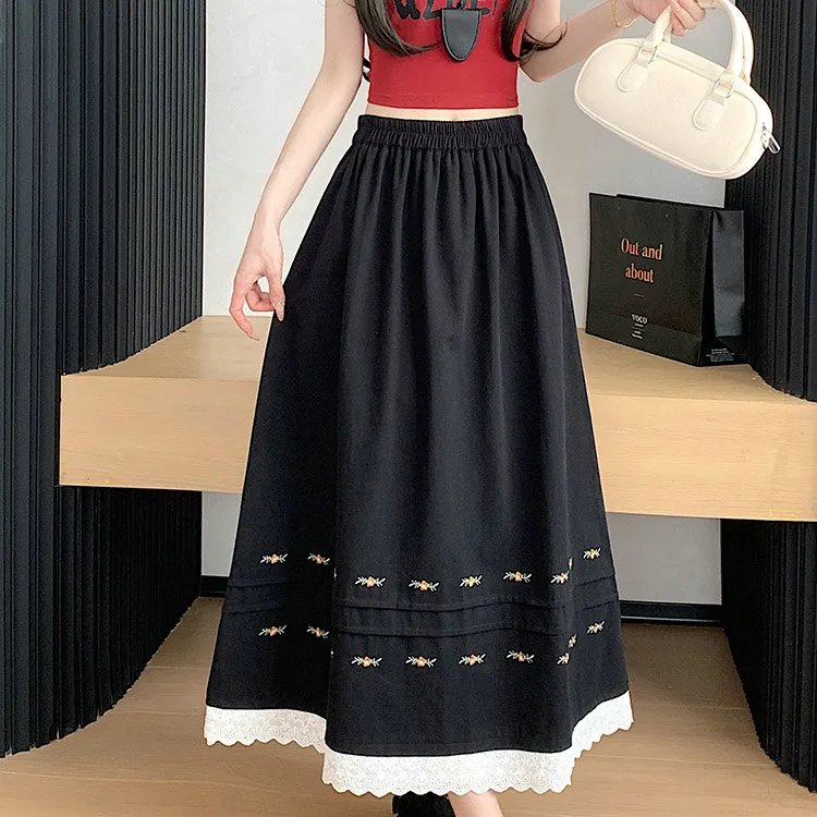 DOSOHEB Casual Long Skirt Women's-1