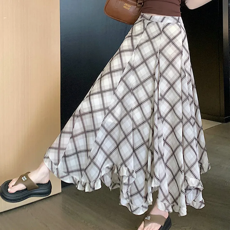 DOSOHEB Casual Long Skirt Women's-8