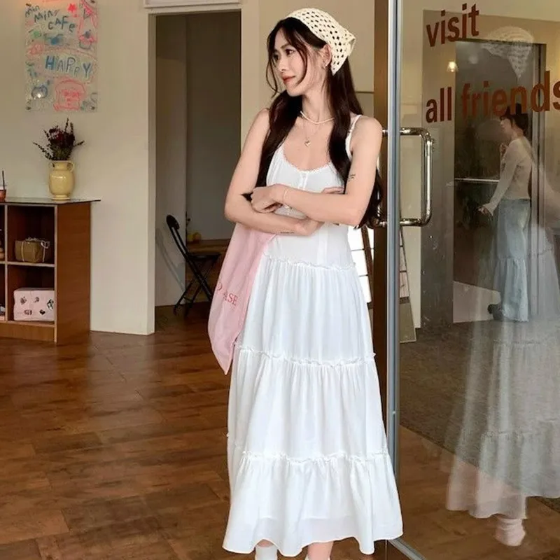 DOSOHEB Slip Dresses Women's-6