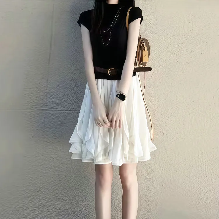 DOSOHEB Two Piece Skirt Sets Women's-2