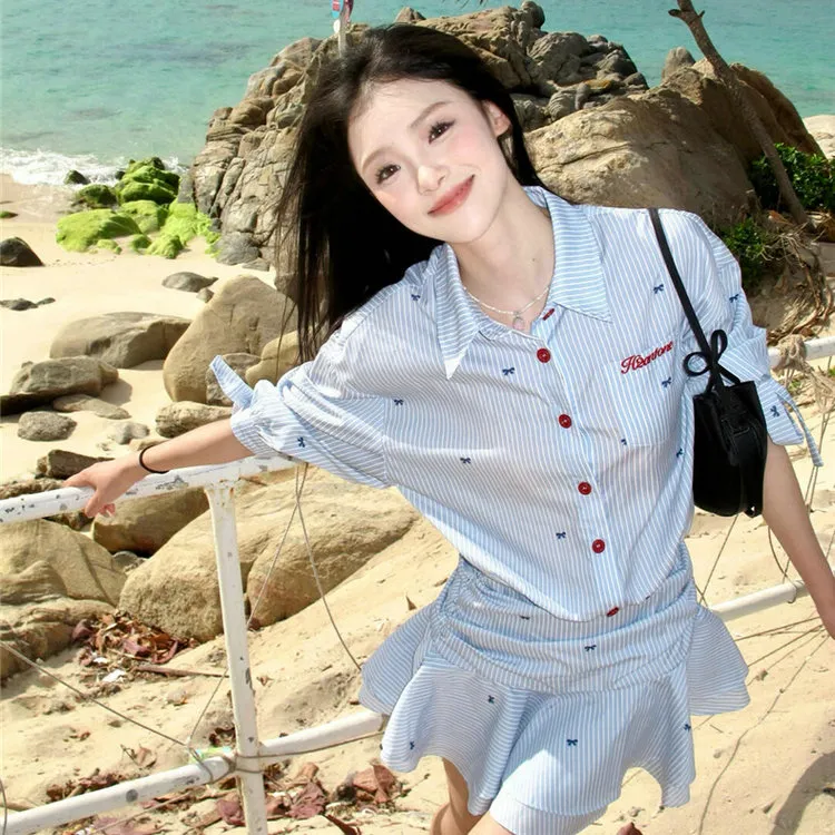 DOSOHEB Long Sleeved Dress Women's-2
