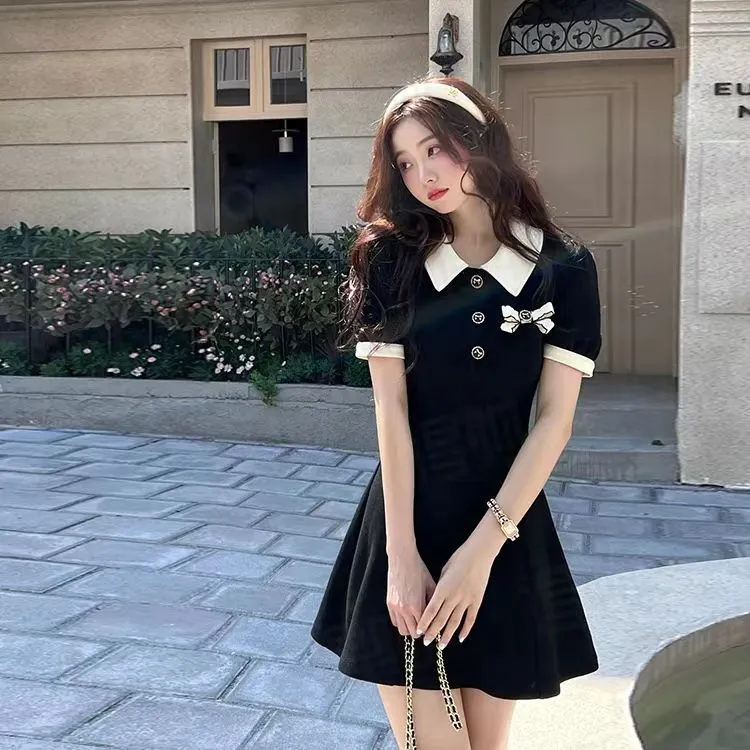 DOSOHEB Short Sleeved Dress Women's-2