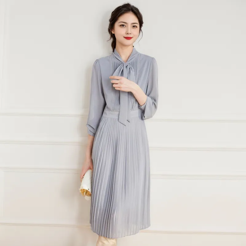 DOSOHEB Long Sleeved Dress Women's-1