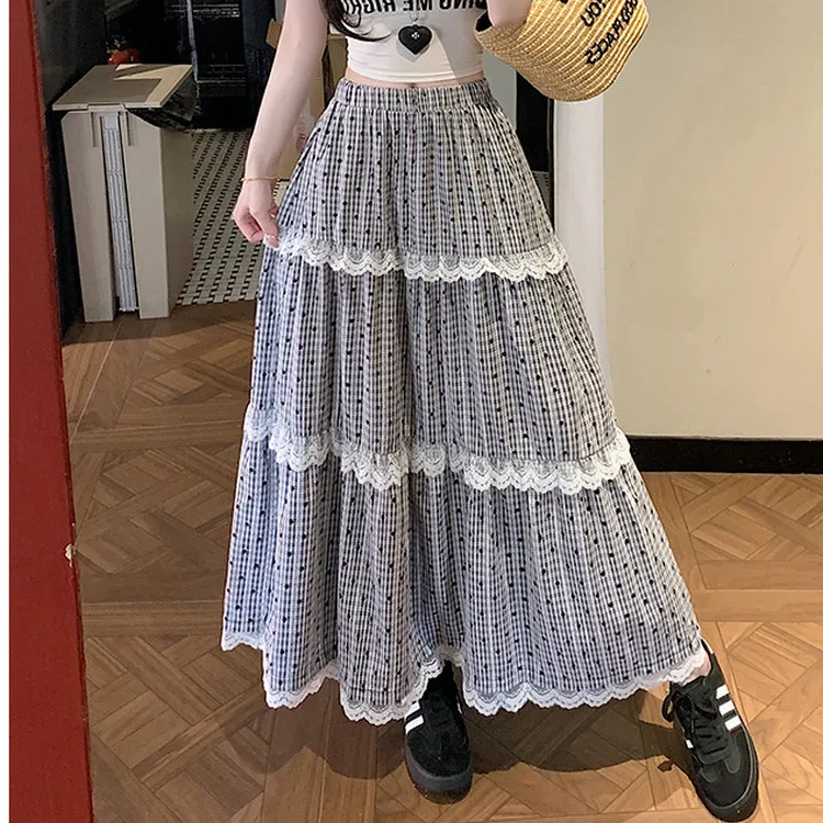 DOSOHEB Casual Long Skirt Women's-7