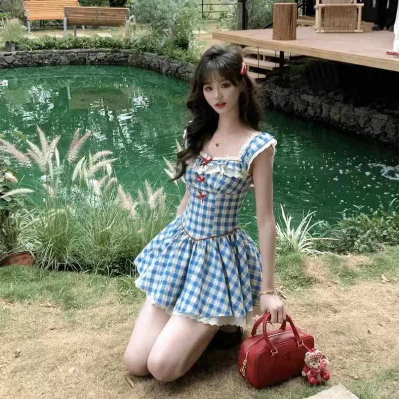 DOSOHEB Short Sleeved Dress Women's-2