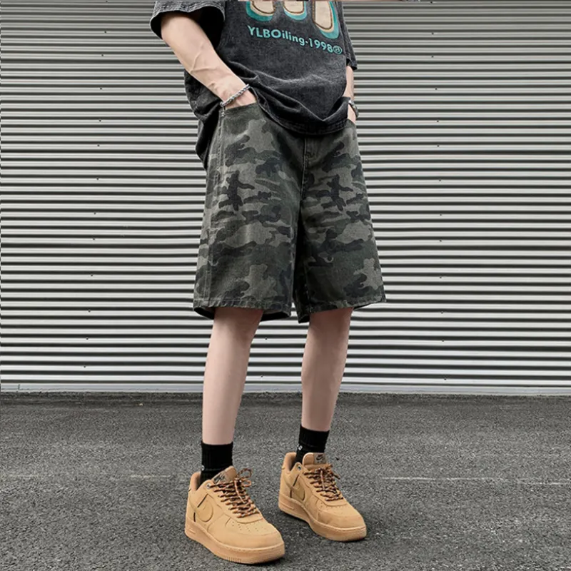PAEFA Casual Shorts Unisex Camouflage-2