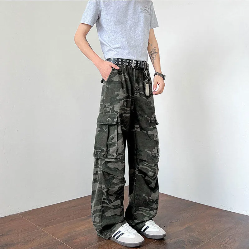 PAEFA Jeans Unisex Camouflage-5