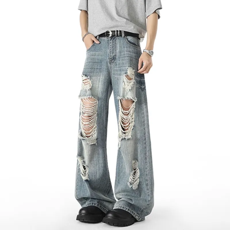 PAEFA Jeans Unisex Blue-3