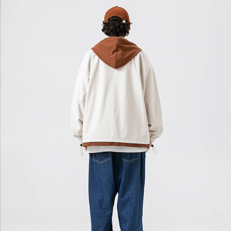PAEFA Coat Thin Fleece Lined Unisex-5