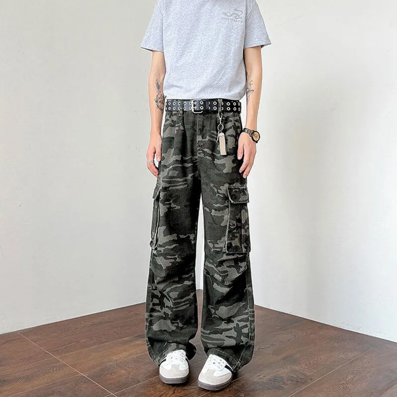 PAEFA Jeans Unisex Camouflage-3