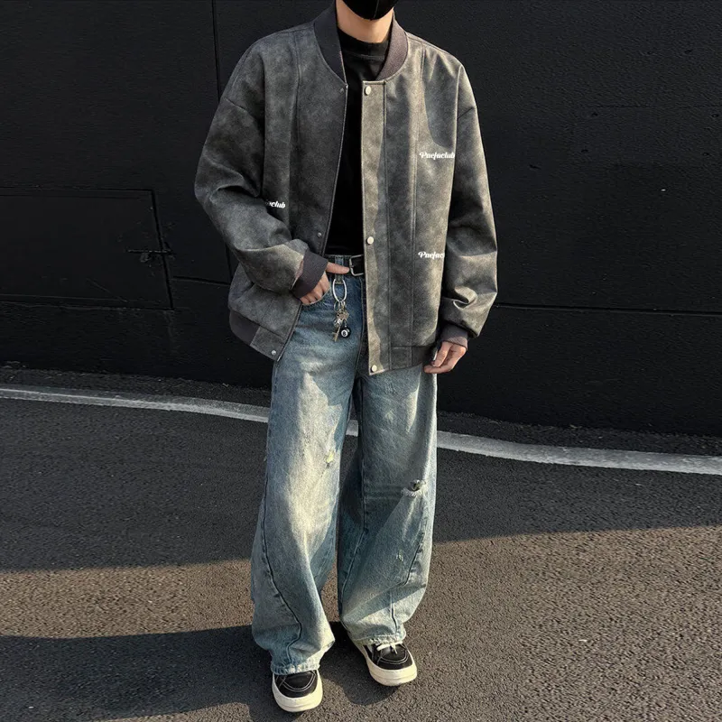 PAEFA Jacket Unisex Black Gray Color-2