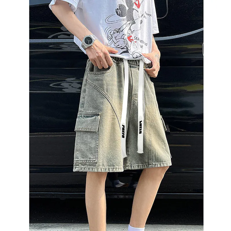 PAEFA Denim Shorts Unisex-3
