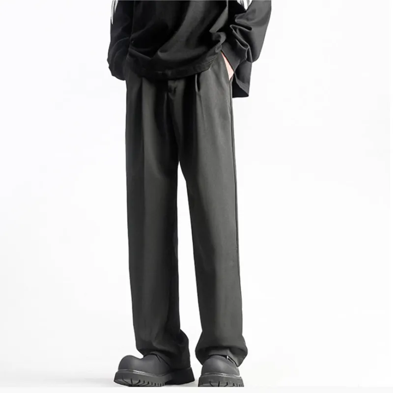PAEFA Casual Pants Men's Dark Gray-7