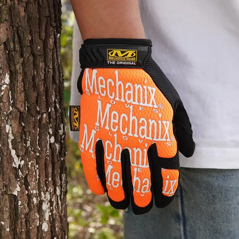 MECHANIX WEAR;M Riding Equipment Glove Outdoor Unisex Palm Synthetic Leather Orange MG-3