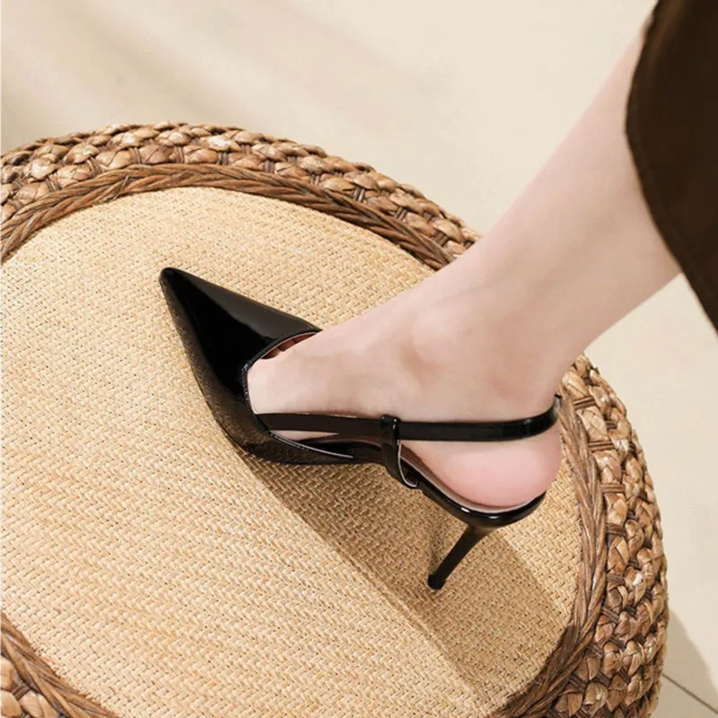 LUNNIFEIYA Slim Heel High Heels 7cm Women's-5