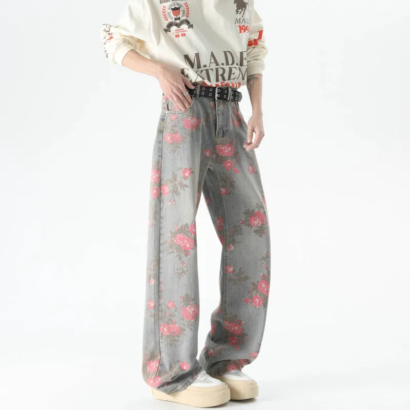 PANDA ADEVIL Fashion Jeans Unisex Blue Shades-6