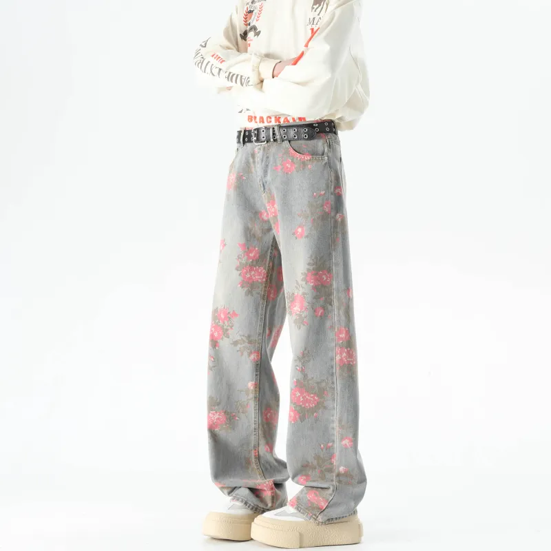 PANDA ADEVIL Fashion Jeans Unisex Blue Shades-7