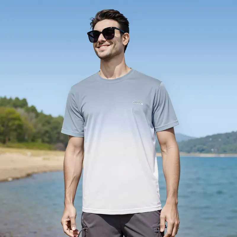 Jeep T Shirts Unisex Light Blue-2