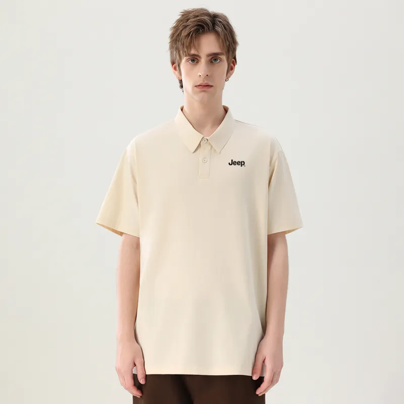 Jeep Fashion Sports Collection Outdoor Casual Polo Shirt Unisex-14