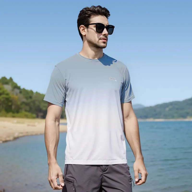 Jeep T Shirts Unisex Light Blue-3