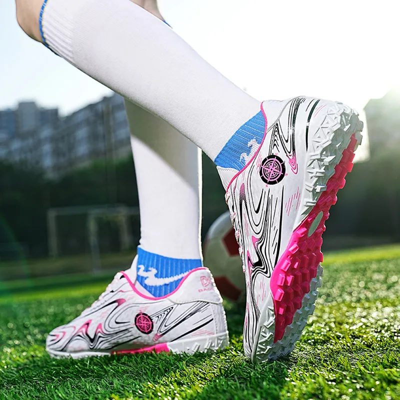 Kayt TF Rubber Broken Studs Non-slip Lightweight Soccer Shoes Unisex-14